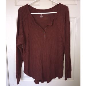 Henley sweater